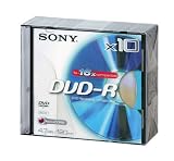 Review Sony 10DMR47BSL / DVD Minus(16X Speed) Slim jewel case 10