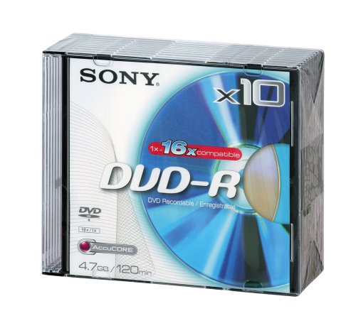 Web market place, le comparateur de prix du web: Sony Spindle 10 DVD-R - 4,7 Go 16x - B ...