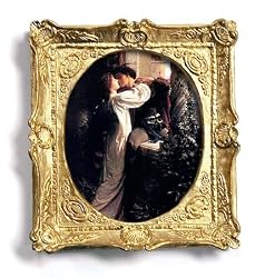 Romeo and Juliet - Gold Frame Magnet with pop-out easel (2-3/4" x 2-1/2")