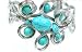 Improving Lifestyles Fashion Cuff open wire design with Turq. color beads Adjustable