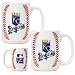 Kansas City Royals 2-Piece Ceramic Gameball Mug Set (Primary Logo)