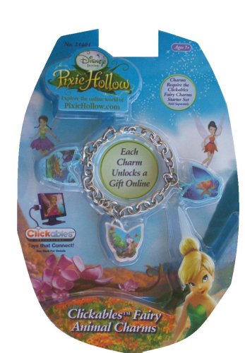 Childrens Toyshop  Toys : Disney Pixie Hollow Clickables Fairy Animal Charms
