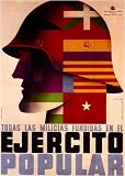 Ejercito Popular Vintage Spanish Civil War Military Propaganda Poster