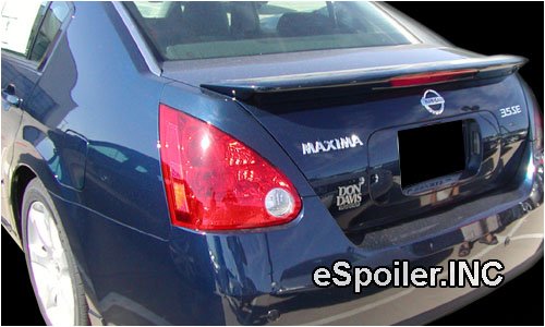 07-08 Nissan Maxima Painted OEM Factory Style Spoiler - (Color Code: KH3 - SUPER BLACK)
