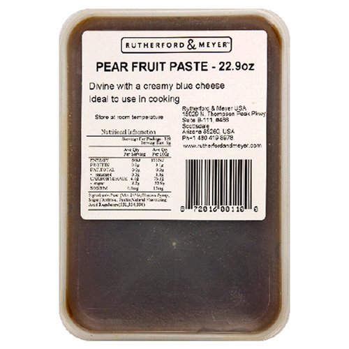 Rutherford & Meyer Pear Fruit Paste, 22.9-Ounce Tubs by Appetizers