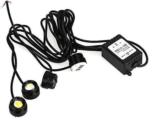 Waterproof Flash Eagle Eye LED Car Light Lamp With Remote Control One to Four 4 x 1.5W