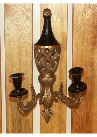 Black and Bronze Wall Mounting Bracket