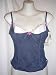  : Jezebel Corset Bustier Denim Lace Blue White 34C