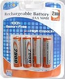 Zeikos ZE-4AA Rechargeable AA 2900mAh Batteries (pack of 4)