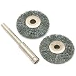2 Steel Wire Wheel Brushes Gunsmith Rotary Tools 7/8"