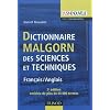 Dictionnaire Malgorn des sciences et techniques - 7�me �dition - Fran�ais/Anglais