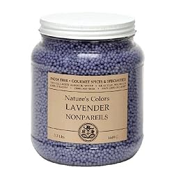 India Tree Nature's Colors Lavender Party Decoratifs, 51.2-Ounce Unit