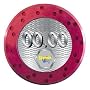 Red Aluminium Tax Disc Holder