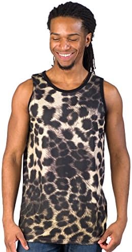 Dfynt Leopard Sub Tank Top Natural Xl