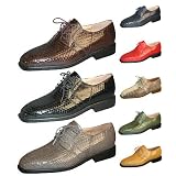 Giorgio Brutini Plain Toe 4 Eyelet Blucher Dress Shoes M Width by Giorgio Brutini