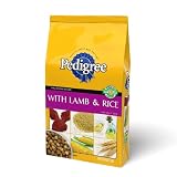 Pedigree Wholesome Receipe Lamb & Rice Dry Food for Adult Dogs, 16.3-Pound Bag