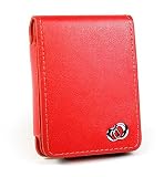  : Apple 3rd Generation iPod Nano 4gb 8gb Video Premium Leather Flip Carrying Case with Rotating Belt Clip And Bundle With 3 Pcs Full Body Shield Protector - Available in 5 Colors, RED (MP3 Player NOT Included)