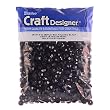 Faceted Beads, 8mm, Black OP, 480pc Pkg