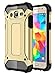 Grand Prime Case, Samsung Grand Prime G530 Case, Kaesar Premium Dustproof Shockproof Drop Resistance Rugged Hybrid Dual Layer Armor Protective Case Cover for Galaxy Grand Prime - Gold