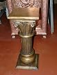 Wooden copper Decorative Pedestal From India
