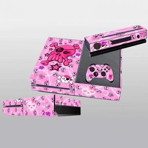 PINK SKULL STYLISH DESIGN FOR XBOX ONE KINECT AND CONTROLLER