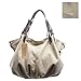 Kaylena Women's Water Resistant Beige Canvas Shoulder Bag[2way]