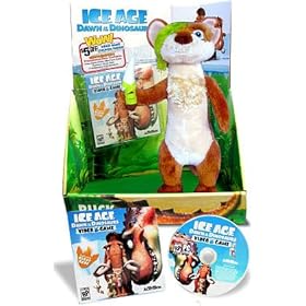  Ice Age Dawn of the Dinosaurs Exclusive Deluxe Plush Buck (Includes Video Game Preview)
