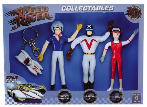 Classic Speed Racer Bendable Figure Box Set