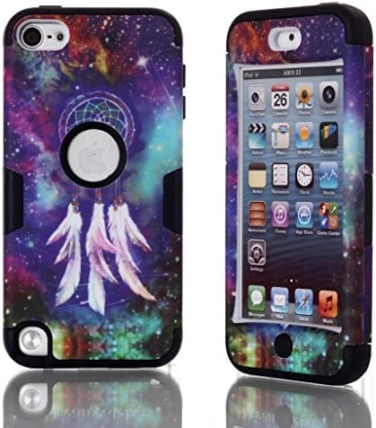 iPod Touch 5,Canica Touch 5 cases,Case for Touch 5 Case 3in1 Beautiful Flowers Picture Hybrid Cover Case Suitable Fit For iPod Touch 5th Generation 008