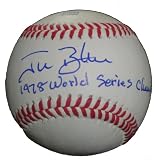 New York Yankees Jim Beattie Autographed ROLB Baseball with "1978 World Series Champions" Inscription! Proof Photo of Jim Signing for Us.