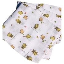 Popolini 3er Pack. Mullwindeln Hippo