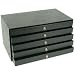 5 Tray Jewelry Gemstone Bead Organizer Storage Case