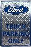Ford Truck Parking Only - 18 X 12 Metal Parking Sign