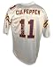 Daunte Culpepper Autographed/Hand Signed Minnesota Vikings White Puma Replica Jersey