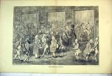 1792 Antique Print Bengal Levee Men Meeting Costumes