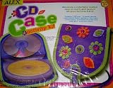 CD CASE ACTIVITY KIT/ 1 CD CASE/ 10 PLASTIC SLEEVES/ EMBROIDERED FLOWER APPLIQUES/FELT SHAPED/ROUND STONES/DETACHABLE SHOULDER CORD/ WHITE GLUE/EASY INSTRUCTIONS