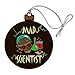 Mad Scientist with Beakers Brain Wood Christmas Tree Holiday Ornament