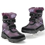 Produkt-Bild: KIDS SHOES Kinder Winter Boots, 2-Klett, SLAM TEX Klima Membrane, lila-schwarz