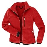 TAIGA Thermal-Pro Jacket - Women's Wind-resistant, Highly Breathable, Water-repellent Fleece Jacket, Cherry, MADE IN CANADA