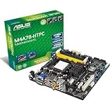 ASUS M4A78-HTPC - Motherboard - micro ATX - AMD 780G - Socket AM2+ - UDMA133, SATA-300 (RAID), eSATA - Gigabit Ethernet - video - High Definition Audio (8-channel)