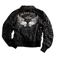 Air Race Burning Skull, black, 3XL, Alpha Flight Jacket