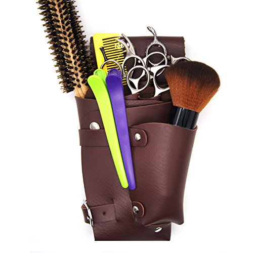 Pu Leather Barber Salon Holster Waist Pack Hairstylist Holder