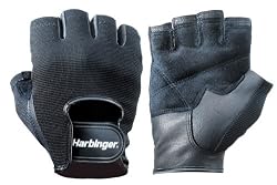 Harbinger 155 Power StretchBack Glove (Black)
