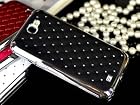 Bling Rhinestone Hard Case Cover Skin for Samsung Galaxy Note 2 N7100 Black