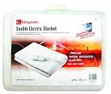 Double Bed Electric Heated Blanket. 3 Settings. Machine Washable