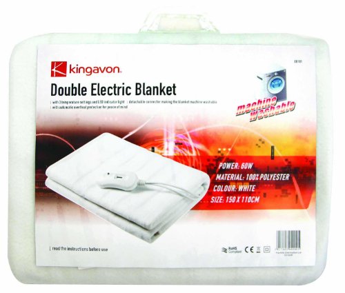 Double Bed Electric Heated Blanket. 3 Settings. Machine Washable