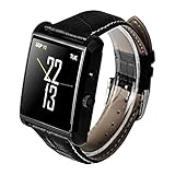 Soyan 2015 latest DM08 Bluetooth watch Hd camera For Android System Sync whatsapp facebook Pedometer And For IPh(partial functions) with Gift box (Black)