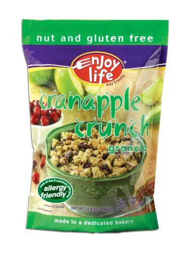 Enjoy Life Cranapple Crunch Granola, Gluten, Dairy & Nut Free, 12.8-Ounce Bags (Pack of 6)