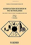 Acidification research in the Netherlands : final report of the Dutch Priority Programme on acidification