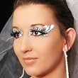 Forever Xotic Eyes Silver Glitter Eye Paint Sexy Eyes Dancer Stripper Costume